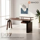 Компьютерный стол с электрорегулировкой высоты SIHOO D07 1.6 м Walnut/Black (D07B-101/D07J-101-AB) - изображение 10