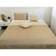 Двустороннее декоративное покрывало Велюр “Velour” Beige, Бежевий, 150x220 см, Полуторный - изображение 2