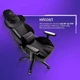 Ергономічне крісло для геймерів та роботи Proove Gaming Hunter black - зображення 7