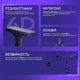 Ігрове ортопедичне крісло для геймерів та тривалої роботи Proove Gaming Warrior black - зображення 10