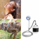 Портативный душ для кемпинга Portable Shower 8х5х13 см летний душ с насосом поток воды 4–5 л мин туристический душ аккумуляторный 2200 мАч Белый - изображение 7