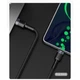 Кабель Baseus Cafule Flash Charging Data Line Cable Type-C to Type-C PD 2.0 QC 3.0 100W 20V 5A 2м (CATKLF-ALG1) Black/Grey - зображення 3