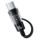 Кабель Baseus Gem Series Fast Charging Data Cable Type-C to Type-C 100W 20V 5A 1м (P10373000111-00) Black - зображення 3