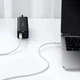Кабель Baseus Dynamic Series Fast Charging Data Cable Type-C to Type-C 100W 20V 5A 1м (CALD000202) White - зображення 7