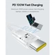 Кабель Baseus Gem Series Fast Charging Data Cable Type-C to Type-C 100W 20V 5A 1м (P10373000211-00) White - зображення 9