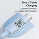 Кабель Baseus Gem Series Fast Charging Data Cable Type-C to Type-C 100W 20V 5A 1м (P10373000311-00) Blue - зображення 10