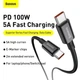 Кабель Baseus Superior Series Fast Charging Data Cable Type-C to Type-C 100W 20V 5A 2м (CATYS-C01) Black - изображение 10