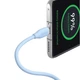 Кабель Baseus Jelly Liquid Silica Gel Fast Charging Data Cable Type-C to Type-C 100W 20V 5A 1.2м (CAGD030003) Blue - зображення 4