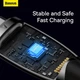 Кабель Baseus Glimmer Series Fast Charging Data Cable Type-C to Type-C 100W 20V 5A 2м (CADH000801) Black - зображення 12
