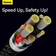Кабель Baseus Glimmer Series Fast Charging Data Cable Type-C to Type-C 100W 20V 5A 2м (CADH000801) Black - зображення 13