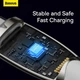 Кабель Baseus Glimmer Series Fast Charging Data Cable Type-C to Type-C 100W 20V 5A 1м (CADH000702) White - зображення 12