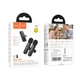 Мікрофон бездротовий петличний Hoco L20A Fair dual-mic wireless Type-C Lightning Чорний - зображення 8