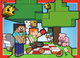 Zestaw puzzli Ravensburger Minecraft 4 x 100 elementów 12004290 (4005555042907) - obraz 3