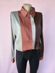 Блуза-сорочка жіноча класична Surwenyue Сіро-коричнева 12249 3XL (52) - зображення 8