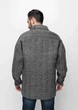 Мужское пальто в рубчик Herringbone 11Git-C Серый - изображение 2