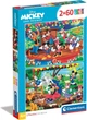 Пазл Clementoni: SuperColor — Mickey & Friends / Микки и друзья (2 x 60 элементов) — 21620 - изображение 1