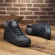 Зимние кожаные спортивные ботинки, кроссовки на меху Nubuck Black 43 (арт. 2763750137) - изображение 1