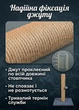 Кошачья когтеточка дряпка напольная для кошек с игрушкой мячиком вертикальный столбик 50 см джут 6мм для точения когтей синяя (60175) - изображение 2