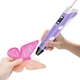 Набор детская 3D ручка Pen-6 с графическим планшетом для рисования + 100 метров пластика, Фиолетовый - изображение 2