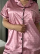 Піжама жіноча комфортна нічна 6XL рожевий (DO3643) - зображення 5