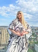 Жіноча ідеальна сукня туніка для відпочинку Oversize XL-5XL білий (SW645) - зображення 10