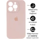 Чохол Silicone Premium case з захистом камери для iPhone 13 Pro Max Full Camera Protective pink sand 9391 - изображение 1