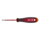 Отвертка с трехгранной рукояткой изолированная VDE MILWAUKEE, SL 0,4х2,5х75 - изображение 1