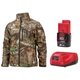 Куртка с подогревом MILWAUKEE, M12 HJCAMO6-201(L), камуфляжная (размер L) (+зар.пр., 1 аккум.Х 2Аг) - изображение 1