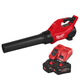 Воздуходув аккумуляторный бесщеточный MILWAUKEE, M18 FBLG3-802 (зарядное устройство M12-18 FC, 2 аккумулятора FB8 8Ач, картонный - изображение 1