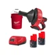 Машина прочисна акумуляторна MILWAUKEE M12 BDC6-202C трос 6м (ЗУ+2акк.Х2Ач+відро) - зображення 1