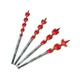 Набор сверл по дереву Speed Feed 1/4' Hex MILWAUKEE, (диаметры 13/16/20/25мм) (4шт) - изображение 2