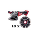 Шлифмашина угловая аккумуляторная бесщеточная MILWAUKEE, M18 CAG125X-0, диаметр 125мм + Диск алмазный MILWAUKEE DUH 125, диаметр - изображение 1