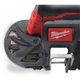 Пила ленточная аккумуляторная MILWAUKEE, M12 BS-402C (зарядное устройство С12 С, 2 аккумулятора М12 В4 4Ач, холст, кейс) - изображение 7
