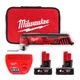 Инструмент многофункциональный аккумуляторный MILWAUKEE M12 MT-402B (ЗУ+2ак.Х4Ач+сумка) - изображение 2