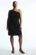 Сукня жіноча COS asymmetric draped mini dress 1158191001 S Чорний - изображение 1