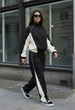Жіночий спортивний костюм Staff lim black & milk reflective oversize XS - изображение 1