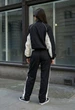 Жіночий спортивний костюм Staff lim black & milk reflective oversize XS - изображение 3