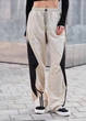Брюки Женские Стаф Черные Светло-бежевые Спортивные Staff Spo Black & Light Beige M (384085) - изображение 4