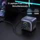 Настольное зарядное устройcтво BIKKON BK-126D 420Wmax GAN SmartDisplay (PPS PD3.1 QC4.0) 6C+2A Grey (44234) - изображение 3