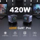 Настольное зарядное устройcтво BIKKON BK-126D 420Wmax GAN SmartDisplay (PPS PD3.1 QC4.0) 6C+2A Grey (44234) - изображение 9