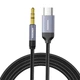 Аудио кабель AUX Rocoren TypeC - 3.5mm Male 0.5m Dark Grey (43769) - изображение 1