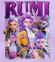 Худі для дівчаток пуловер RUMi Anime cosplay Кейпоп мисливці на демонів KPop Demon Hunters фіолет Зріст 160 - изображение 5