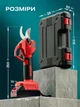 Секатор аккумуляторный для цветов и деревьев электросекатор 2000 mAh UnA веткорез садовые ножницы 18v 2 АКБ для обрезки кустов винограда и травы черный с красным + в комплекте кейс (302.0001) - изображение 8