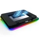 Охлаждающая подставка для ноутбука klim turbofrost, 4000 об/мин, rgb-подсветка - изображение 1