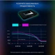 Охлаждающая подставка для ноутбука klim turbofrost, 4000 об/мин, rgb-подсветка - изображение 4