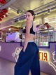 Штаны женские палаццо синие 48-50 с824.1623 - изображение 1