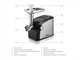 М'ясорубка електрична BITEK BT-3700 4200W з реверсом, 3 сітки для фаршу, насадки для ковбас та кеббе, насадки для овочів, соковитискач, потужна м'ясорубка з нержавіючим шнеком - зображення 3