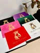 Набор 6 шт, разные цвета - подарочные сертификаты с 3D золотом "Beauty Card" - изображение 7