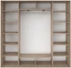 Шкаф-купе Феникс 250x45x240 см 3 ДСП Венге магия (FM171216) - изображение 1