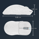 Бездротова ігрова миша AJ199 White Carbon fiber (AJ199-W) - зображення 13